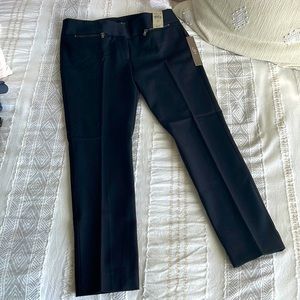 Black Loft Cropped Dress Pants (2 Petite)